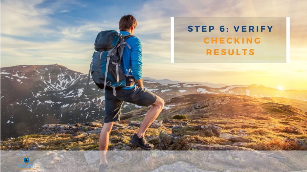 Step 6 - Verify